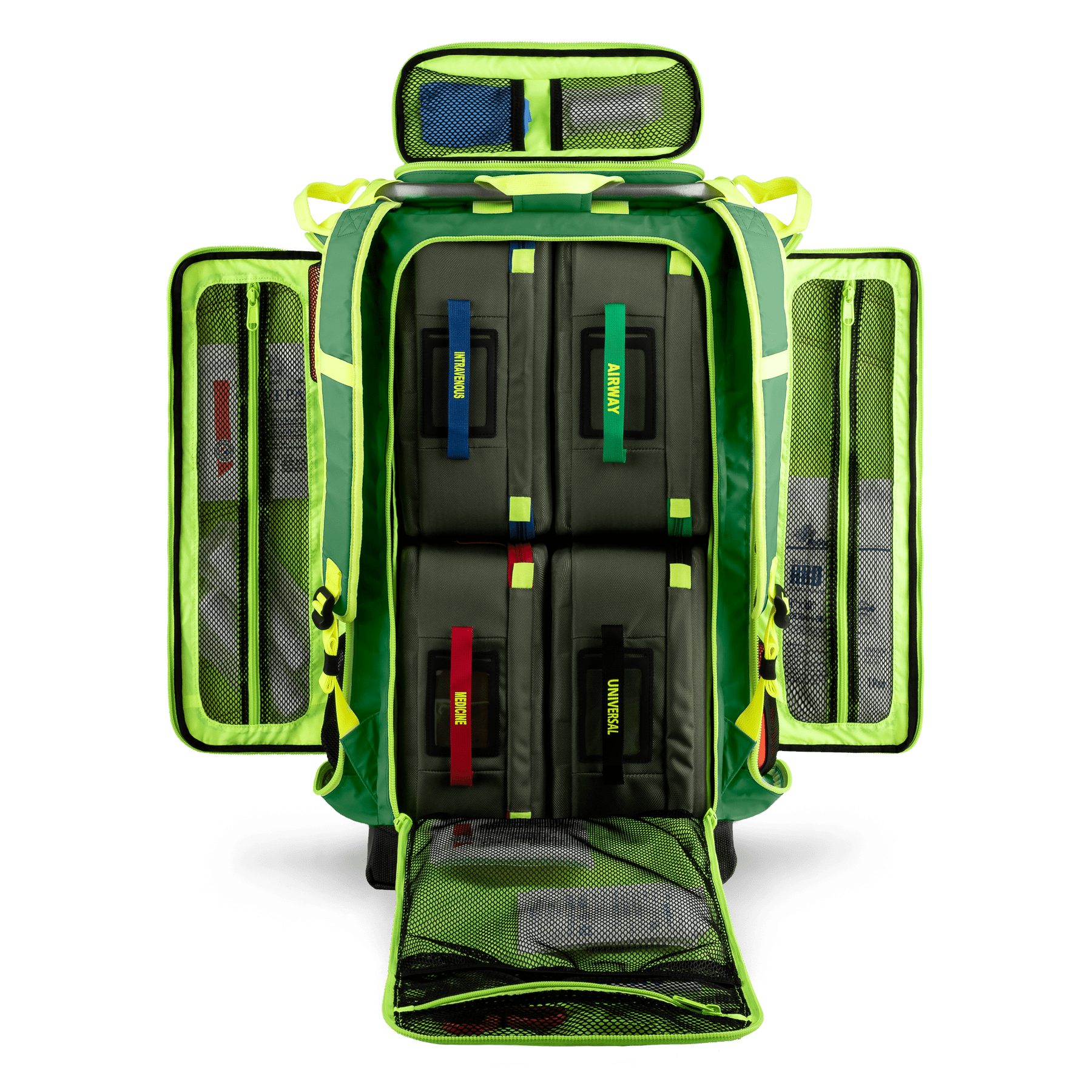 G3 Classic Responder large EMT bag showing stocked with cells